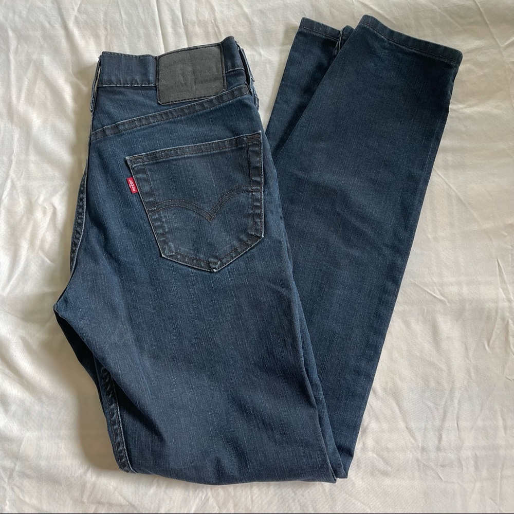 Levis 511 Denim Jeans | Black Label Dark Wash | Tagged Size 30 x 32